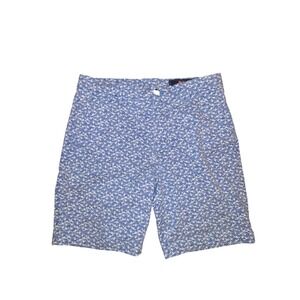 Vineyard Vines Breaker Shorts Mens 32 Blue White Whale Print Casual Beach‎